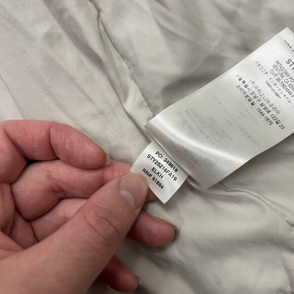 Patagonia Vest Womens Small Beige Los Gatos Fleece Zip Pockets Sherpa Cozy 25216 - Picture 7 of 10